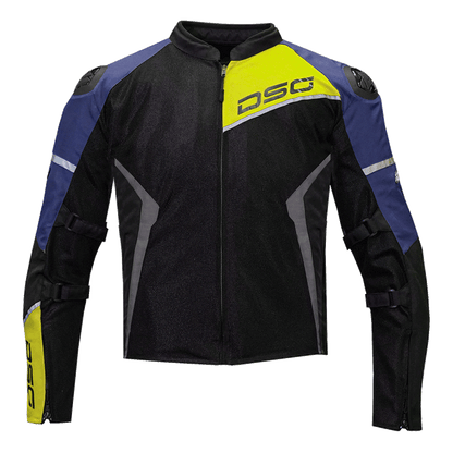 DSG APEX AIR-FLOW RIDING JACKET - Black Blue Yellow